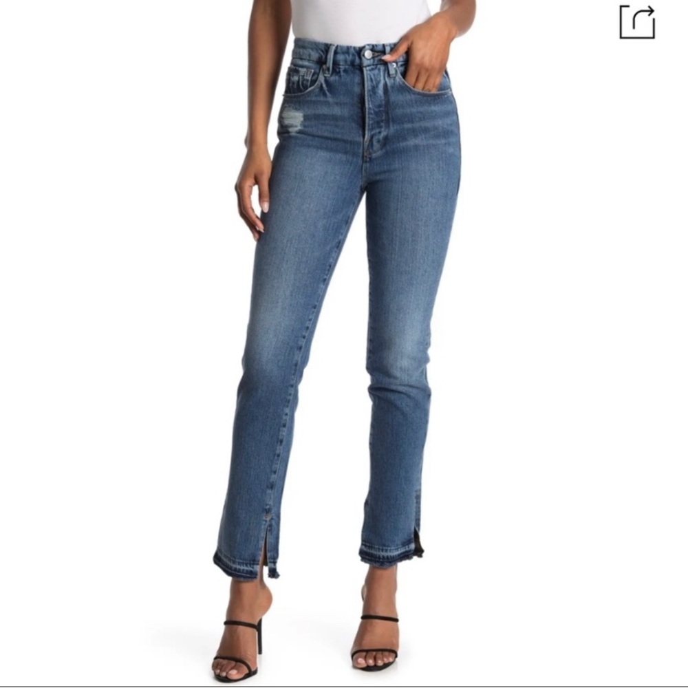 GOOD AMERICAN JEANS GOOD BOY DOUBLE SLIT 10/31 BNWT